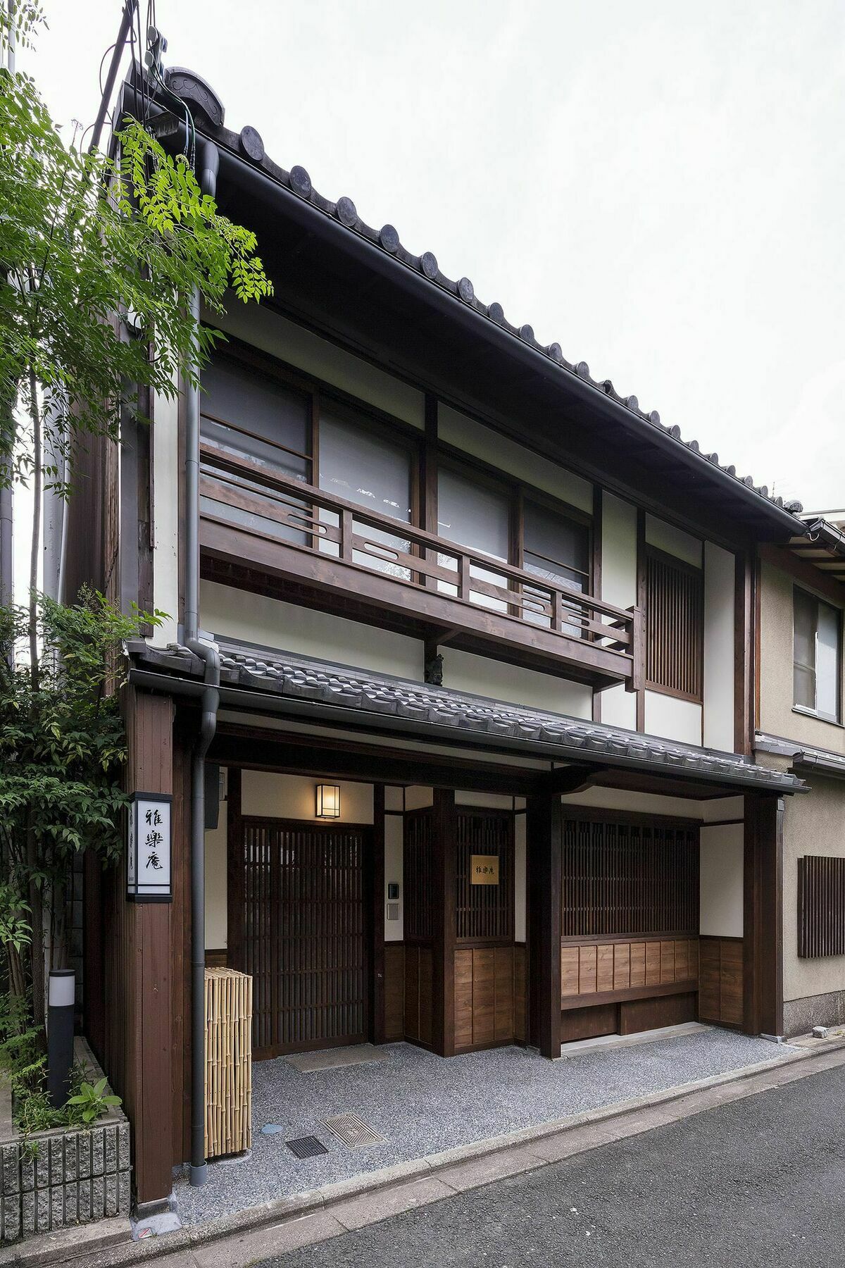 Villa Garaku An Machiya House Kioto Exterior foto